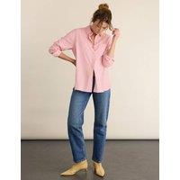 BAUKJEN Pure Lyocell Collared Relaxed Shirt Pink