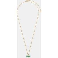 ACCESSORIZE 14 Carat Gold Plated Healing Stone Necklace Gold Mix