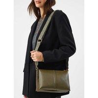 ACCESSORIZE Faux Leather Cross Body Bag Olive