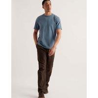 Seasalt Cornwall Pure Cotton Crew Neck T-Shirt Bright Blue