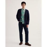 Seasalt Cornwall Pure Cotton Flannel Shirt Blue Mix