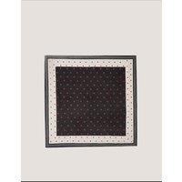 Monsoon Pure Silk Spot Square Scarf Navy Mix