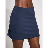 Lilybod Maya Layered Mini A-Line Sports Skirt Navy