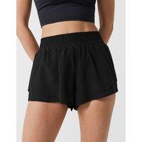 Lilybod Sydney High Waisted Running Shorts Black