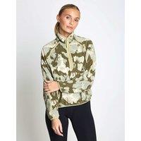 Berghaus Bamburgh Printed Half Zip Funnel Neck Fleece Khaki Mix