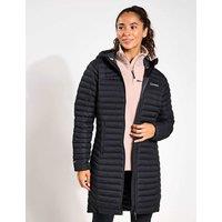 Berghaus Nula Micro Hooded Longline Puffer Jacket Black