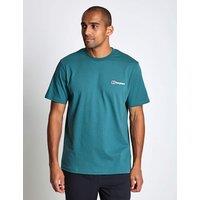 Berghaus Classic Logo Pure Cotton Crew Neck T-Shirt Teal Green