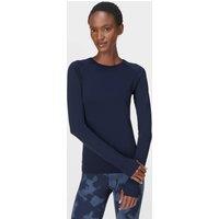 Sweaty Betty Athlete Seamless Crew Neck Top Navy