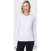 Sweaty Betty Athlete Seamless Crew Neck Top White