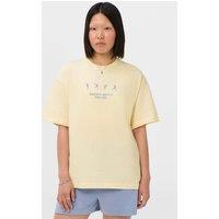 Sweaty Betty Pure Cotton Tennis Graphic T-Shirt Ivory
