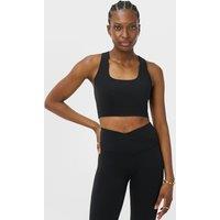 Sweaty Betty All Day Wrap Crop Top Black