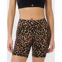 Sweaty Betty Power Animal Print 6 Biker Shorts Multi