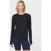 Sweaty Betty Breathe Easy Crew Neck Running Top Black