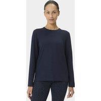 Sweaty Betty Essential Cotton Rich Striped Top Navy