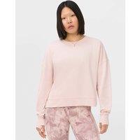 Sweaty Betty After Class Modal Blend Relaxed Crop Sweatshirt Lilac