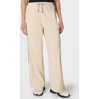 Sweaty Betty Explorer Side Stripe Wide Leg Trousers Beige