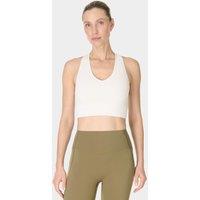Sweaty Betty Stamina Soft Touch Voop Non Wired Sports Bra White