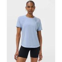 Sweaty Betty Breathe Easy Round Neck T-Shirt Light Blue
