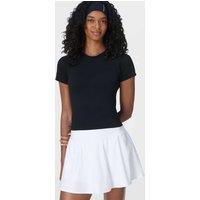 Sweaty Betty Athlete Crop Seamless T-Shirt Black