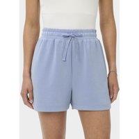 Sweaty Betty Sand Wash Modal Blend High Waisted Shorts Light Blue