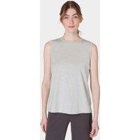 Sweaty Betty Essential Cotton Rich Crew Neck Vest Top Chambray