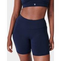 Sweaty Betty Power 6 Biker Gym Shorts Navy