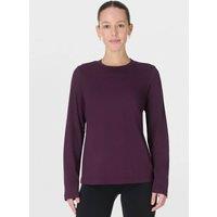 Sweaty Betty Essential Cotton Rich Striped Top Burgundy