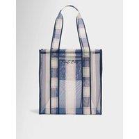Sweaty Betty Mesh Striped Tote Bag Navy