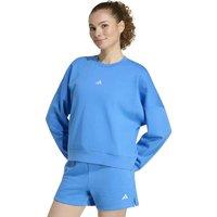 Adidas Feelcozy Round Neck Oversized Sweatshirt Blue