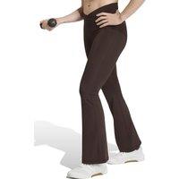 adidas 3 Stripes X-Over Flared Leggings Brown