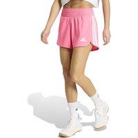 Adidas Pacer Woven High Waisted Gym Shorts Pink