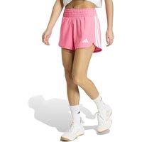 adidas Pacer Woven High Waisted Gym Shorts Pink
