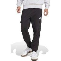 Adidas Essentials Feelcozy Fleece Cargo Joggers Black