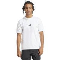 Adidas Essentials Small Logo Pure Cotton T-Shirt White