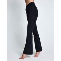 Adidas 3 Stripes X-Over Flared Leggings Black