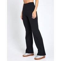 Adidas Soft Lux Flared Joggers Black