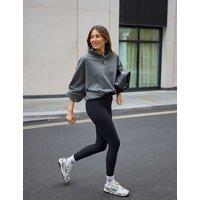 WAT THE BRAND Sculpt Ribbed High Wasited Leggings Black