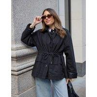 WAT THE BRAND Pure Cotton Lightweight Jacket Black