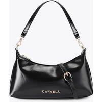 Carvela Faux Leather Patent Finish Shoulder Bag Black