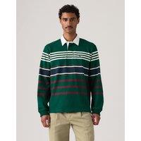Levi's Pure Cotton Rugby Shirt Green Mix