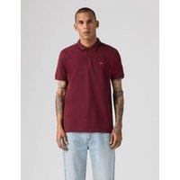 Levi's Pure Cotton Tipped Polo Shirt Burgundy