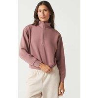 Lilybod High Neck Sweatshirt Taupe