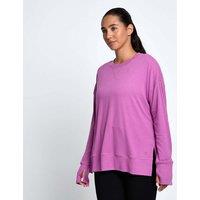 Lilybod Cotton Blend Sweatshirt Pink Magenta