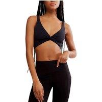 FP Movement Never Better Cotton Rich Non Wired Sports Bra Black