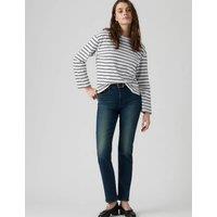 Levi's 722 High Rise Slim Jeans Blue Mix