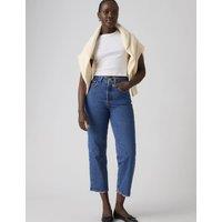 Levi's Ribcage Straight Ankle Jeans Mid Blue