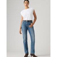 Levi's Ribcage Slim Jeans Light Blue
