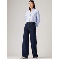 Levi's Ribcage Wide Leg Jeans Dark Blue