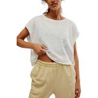 FP Movement My Time Cotton Rich Open Back T-Shirt White