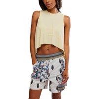 FP Movement Tempo Crew Neck Relaxed Vest Top Lemon